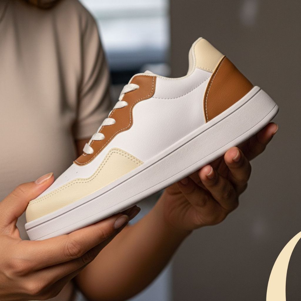 Tenis Femenino Masculino Unissex Sneakers Brancos Preto Marrom Leve Co Ortavel Carnaval — R$ 58,94 em Shopee, 41% OFF