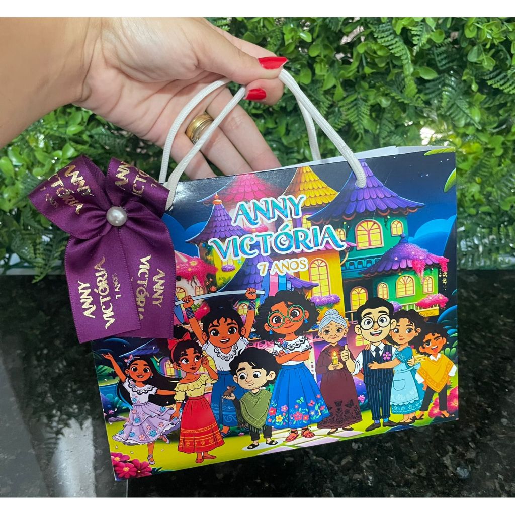 Sacolinha Surpresa Personalizada Encanto | Lembrancinhas | Festa Aniversário | Lancheirinha