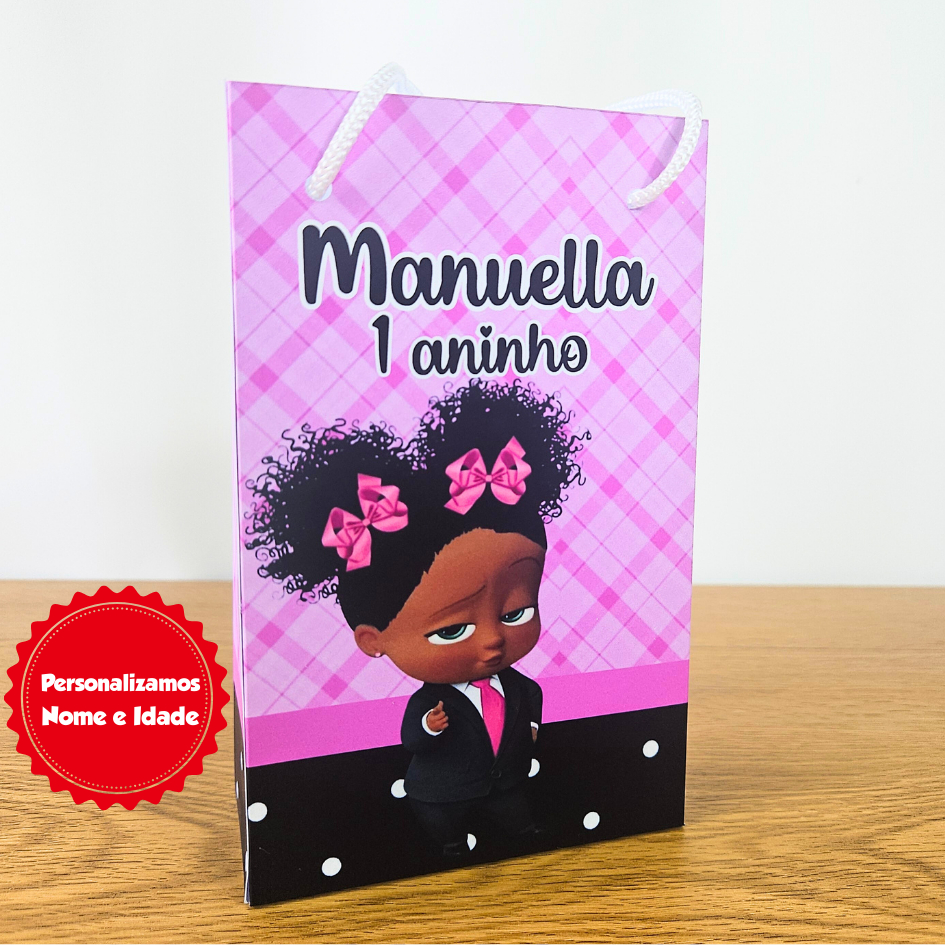 Sacolinha Personalizada Poderosa Chefinha  — Lembrancinha Festa Infantil