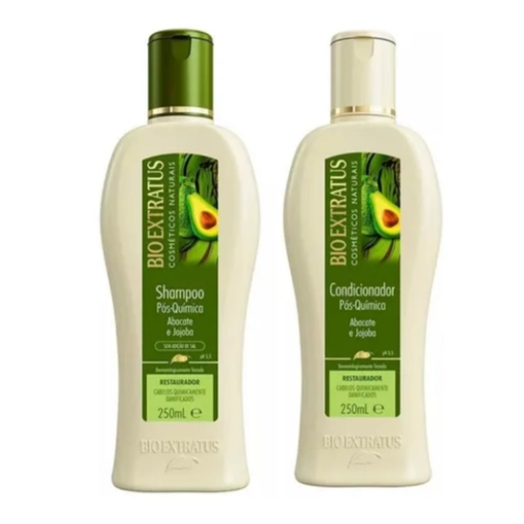 validade próx. - KIT Shampoo E Condicionador Bio extratus Pós Química 250ml