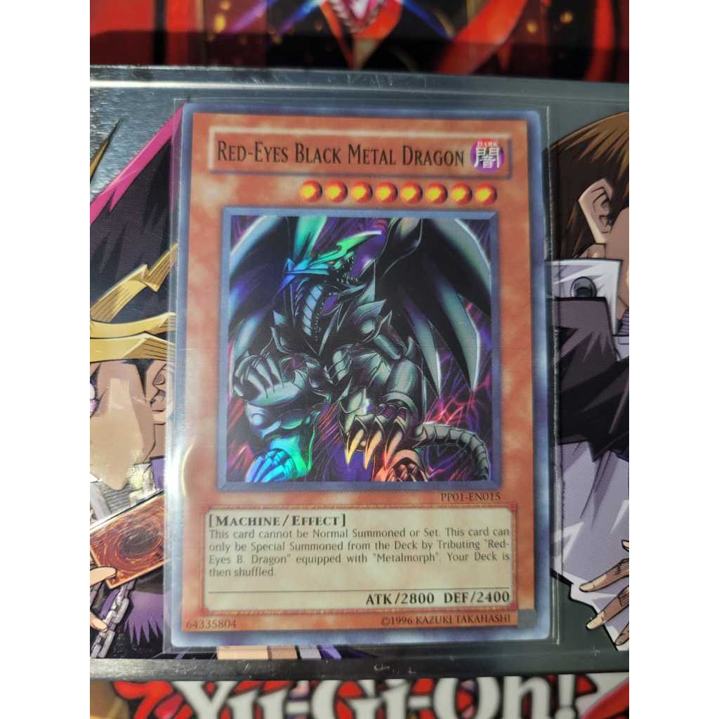 Red-Eyes Black Metal Dragon - Raridade SUPER - Carta de 2007 - Yugioh! Original Konami.