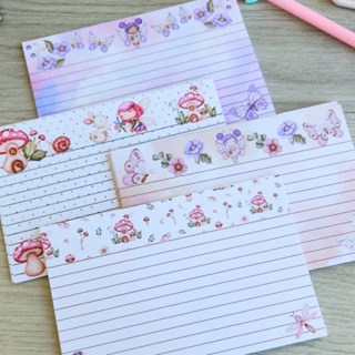 Flashcards Decorados A6 10x15cm, Fichas Pautadas Active Recall, Papelaria Criativa Organização em Oferta na Shopee