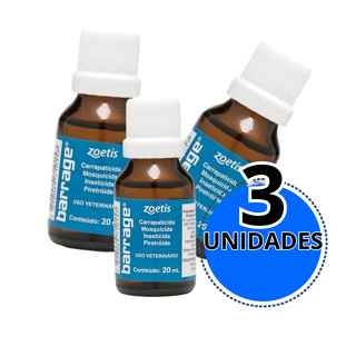 Carrapaticida Barrage 20ml Zoetis – Kit de 3 e 2 Unidades em Oferta na Shopee