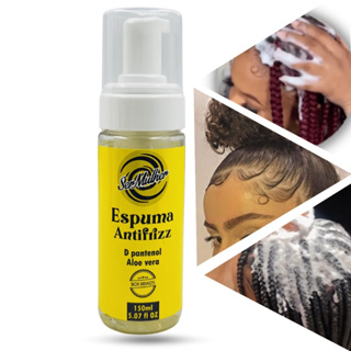 Mousse Espuma Fixador Modelador Finalizador Tranças Cachos Baby Hair Ser Mulher em Oferta na Shopee