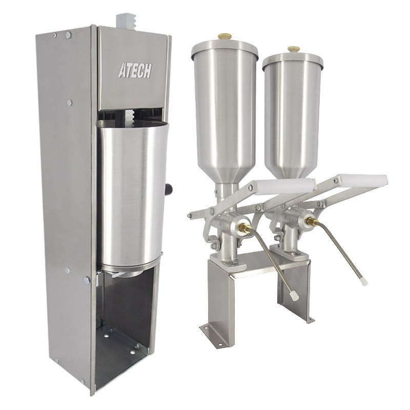 Kit Masseira de Churros + 2 Doceira de Churros 2 Litros + Suporte Inox - ATECH INDCOM