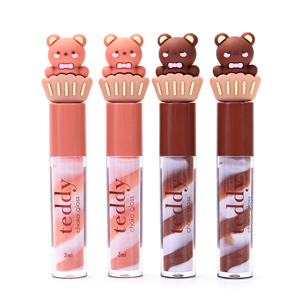 Choko Gloss Vivai – Gloss Labial Teddy com Brilho e Aroma de Chocolate em Oferta na Shopee