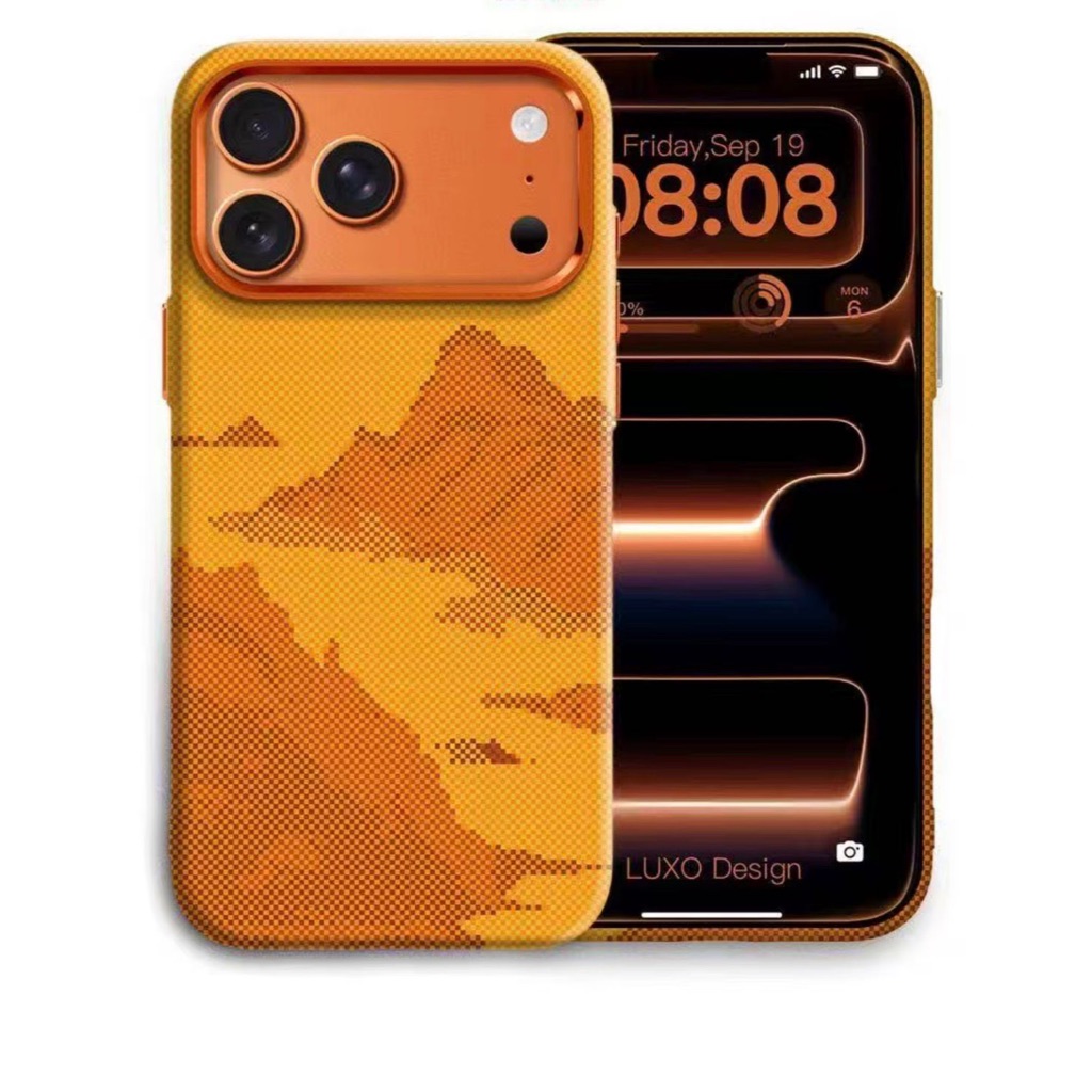 Capa Case Armadura de Luxo Textura de Fibra Carbono  Para Iphone 17 pro max com carregamento sem fio liga lente proteção em Oferta na Shopee