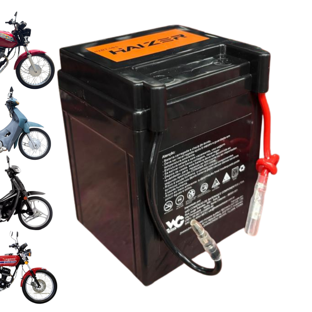 Bateria 2,5 HZRX2.5-BS Haizer Titan 99 Cg 125 Turuna Biz Haizer em Oferta na Shopee