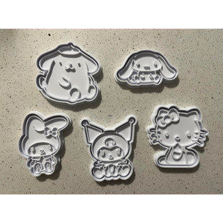 Cortadores de Biscoito Hello Kit – Estilo Sanrio Kit com 5 Peças