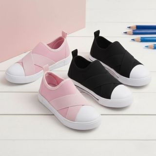 Tênis Infantil Slip On Sem Cadarço Confortável Escolar Menino Menina em Oferta na Shopee