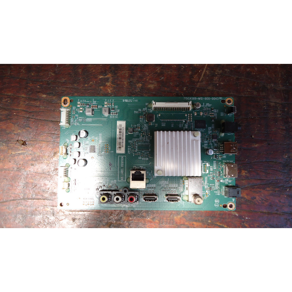 placa principal tv aoc 43s5195/78g 715ga589 m1d b00 0043 usado