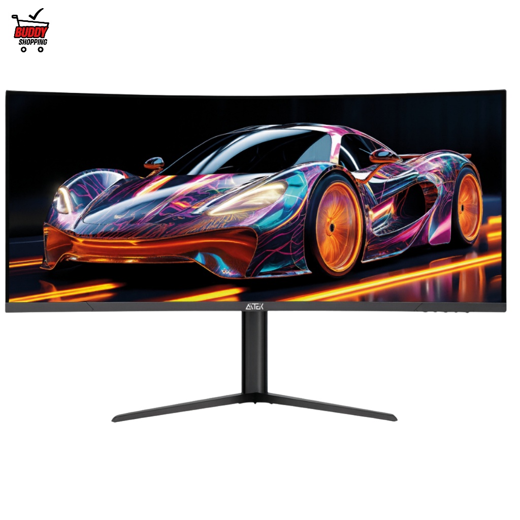 Monitor LED Curvo Ultrawide 34" com Alto-falante | Gamer Delta M3422auc Pro 2k 180Hz 1ms Rgb G-Sync FreeSync — R$ 1.699,79 em Shopee