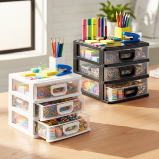 Mini Porta Tudo 3 Gaveta Organizador para Escritório, Joias e Material de Costura em Oferta na Shopee