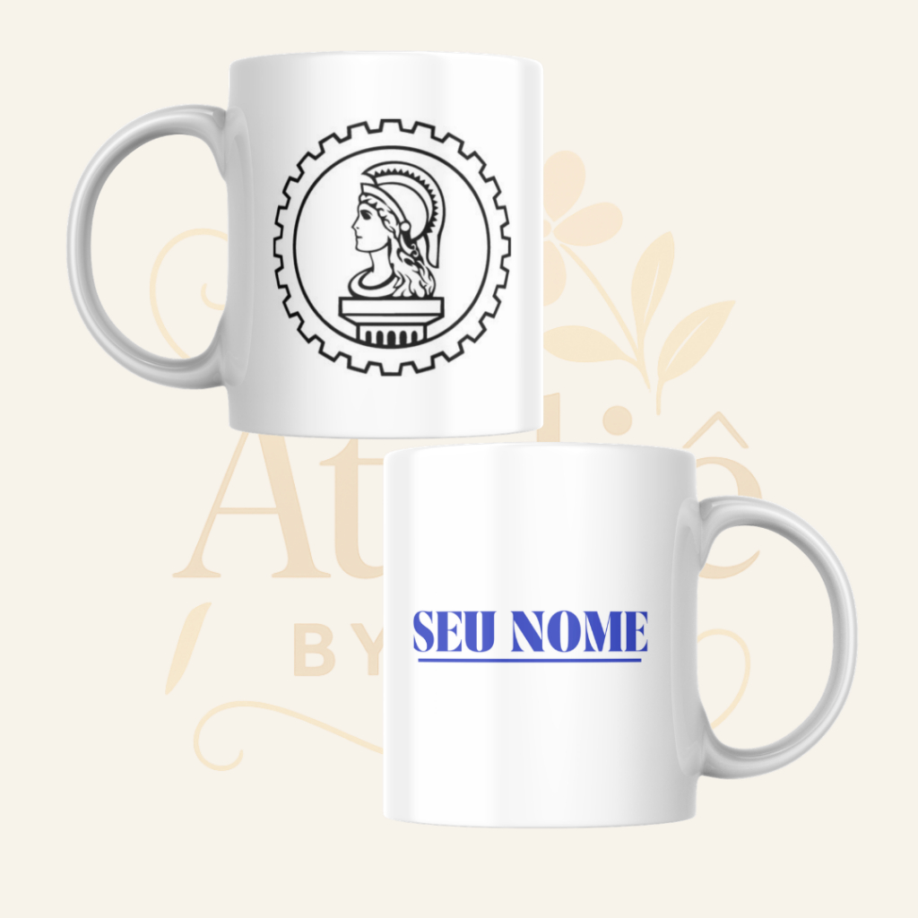 Caneca Coleção Profissões - Símbolo Engenharia Civil 325ml Cerâmica Premium