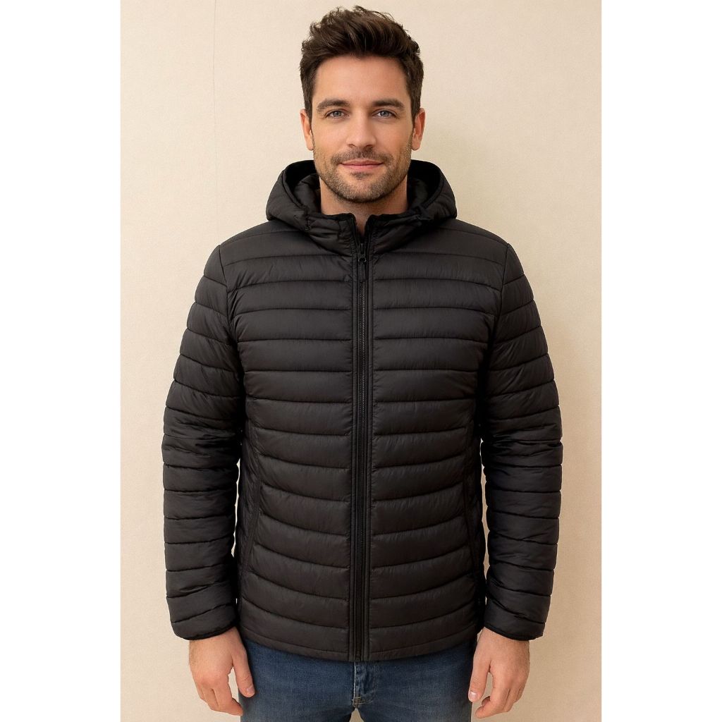 Bombojaco Jaqueta Puffer Masculina Corta Vento Gominho Premium Estilo, Conforto e Proteção no Frio