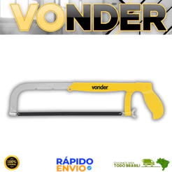 Arco de Serra 12" Regulável AS 125 Vonder Corte Preciso Metais Madeiras Plástico Resistente Premium