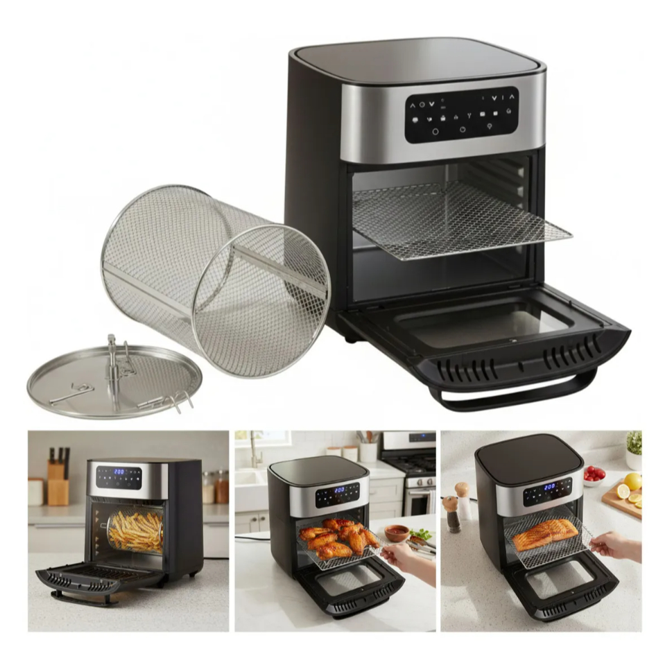 Fritadeira Air Fryer Forno 12L 220V - Air Fryer + Forno, Capacidade 12L, Antiaderente KNakasaki