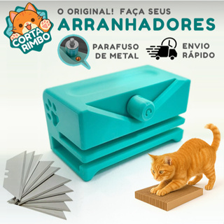 Cortador 2 em 1 de Papelão  para Arranhadores de Gato - Bidirecional Ambidestro CORTACAIXA em Oferta na Shopee