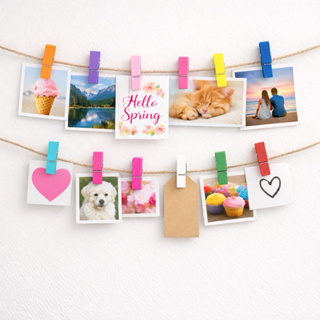 Kit 20 Mini Pregadores Madeira 3,5cm Para Fotos Varal Lembrancinhas Artesanato Decoração Prendedor Pequeno em Oferta na Shopee