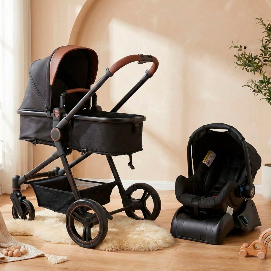 Carrinho de Bebê Galzerano Ivy Berço Moisés Passeio Travel System UV50+