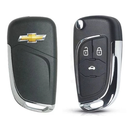 Capa Carcaça Chave GM Chevrolet 2012 2018 Onix Cobalt Cruze Montana Prisma Spin Sonic S10 Tracker