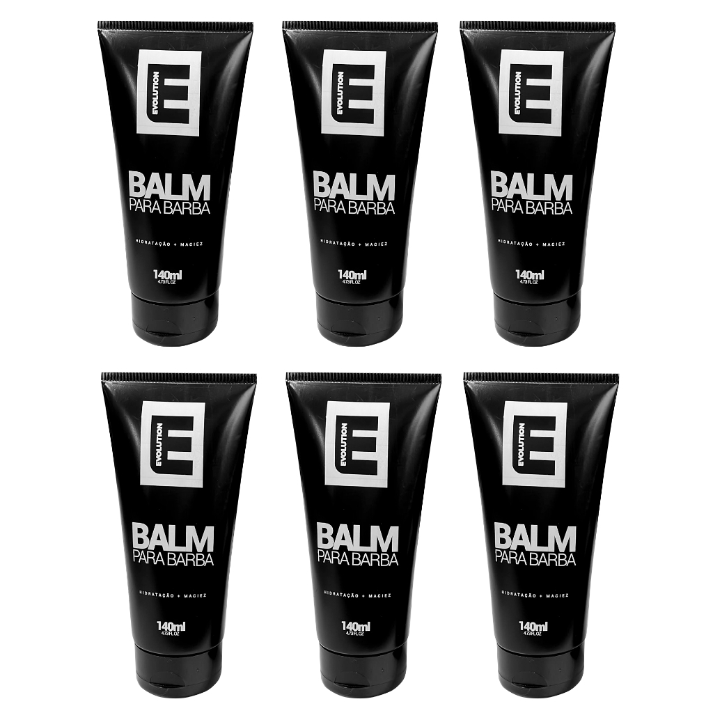 6 Unidades de  Balm  Evolution Barber - Balm para Barba em Oferta na Shopee