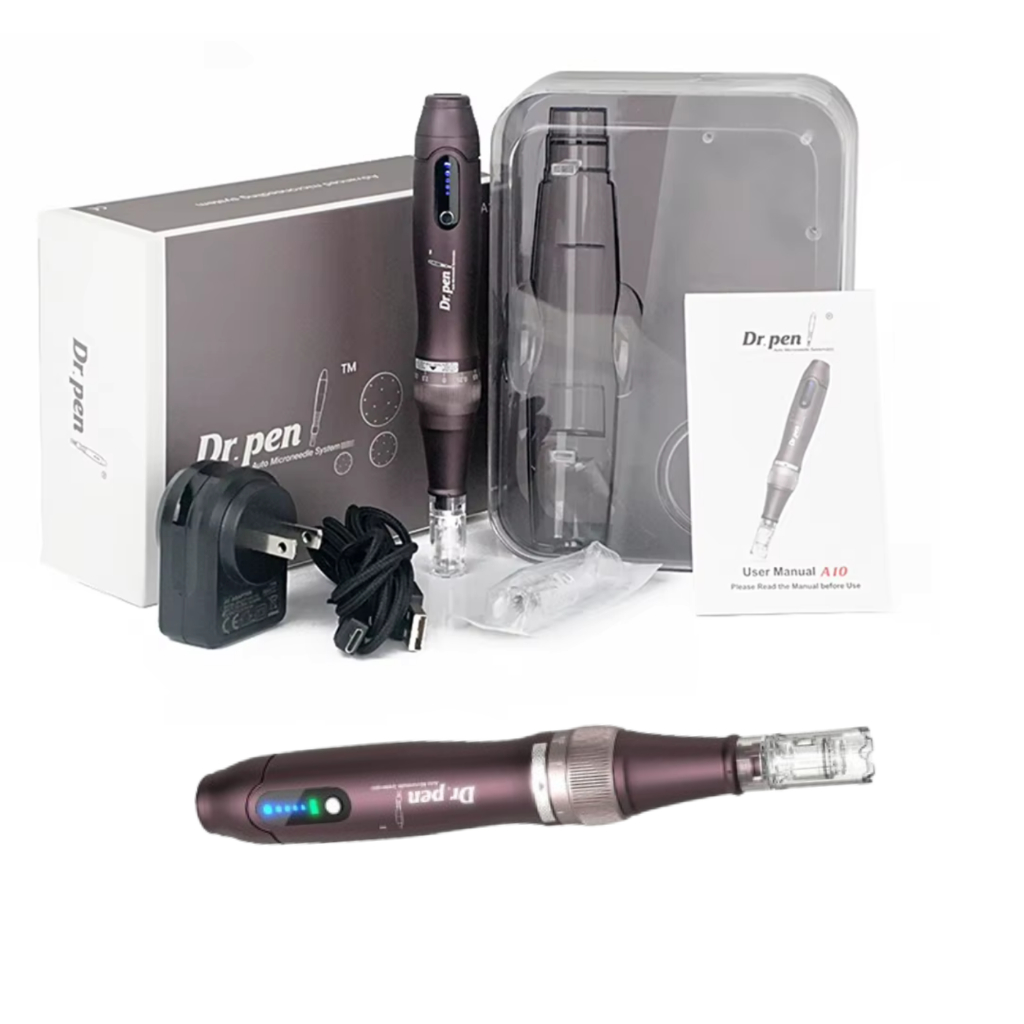 Caneta Dermapen A10 Dr.pen Microagulhamento a Bateria Display em Led
