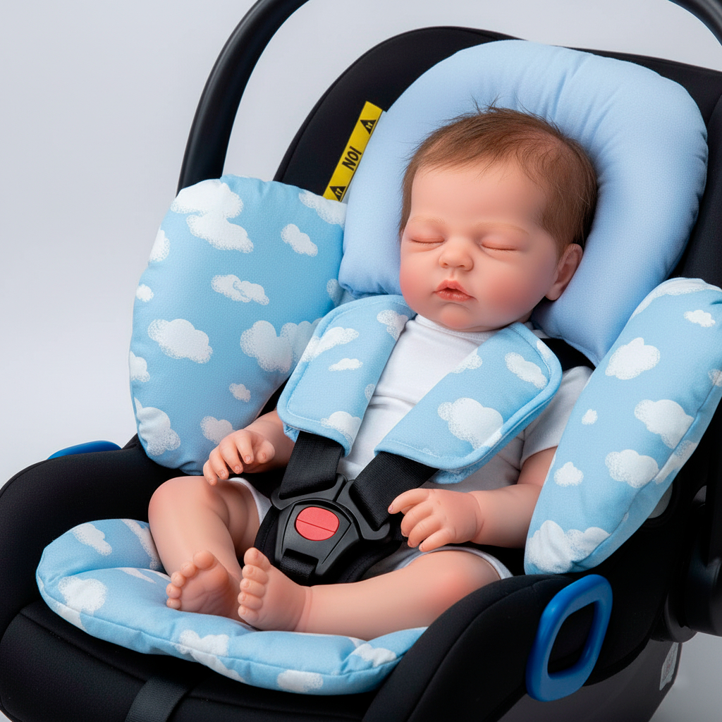 Almofada Redutora Para Bebê Reborn - Ninho Bebê Conforto Acessório Realista
