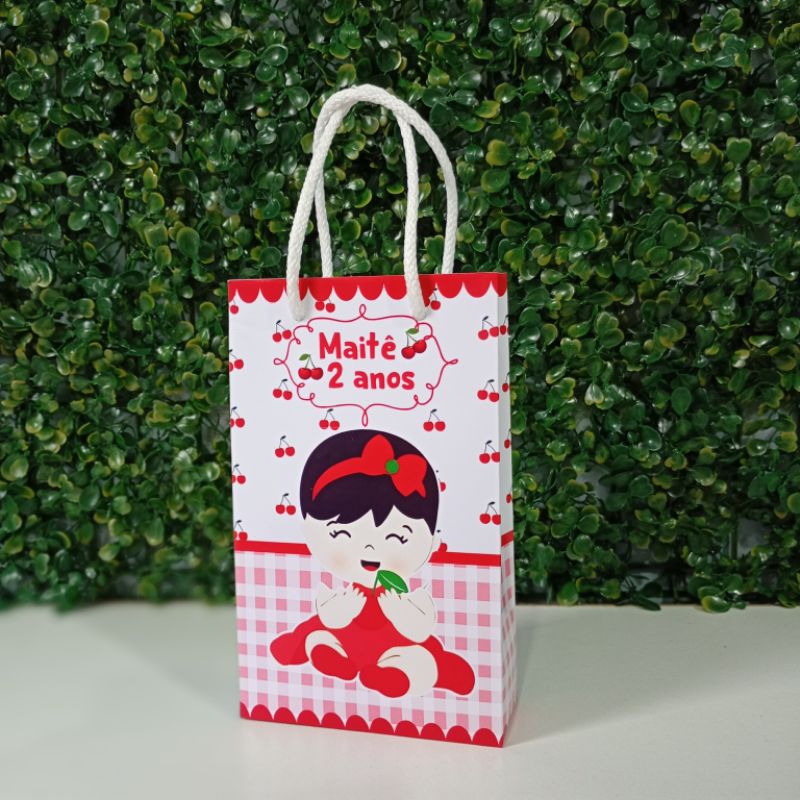 10/15/25 SACOLINHA SURPRESA CEREJINHA CEREJA 🍒 LEMBRANCINHA PERSONALIZADA FESTA INFANTIL ANIVERSÁRIO PEGUE E MONTE MIMO