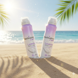 Kit 2 unid - Desodorante Aerossol Antitranspirante Herbíssimo Care Lavanda 150ml em Oferta na Shopee