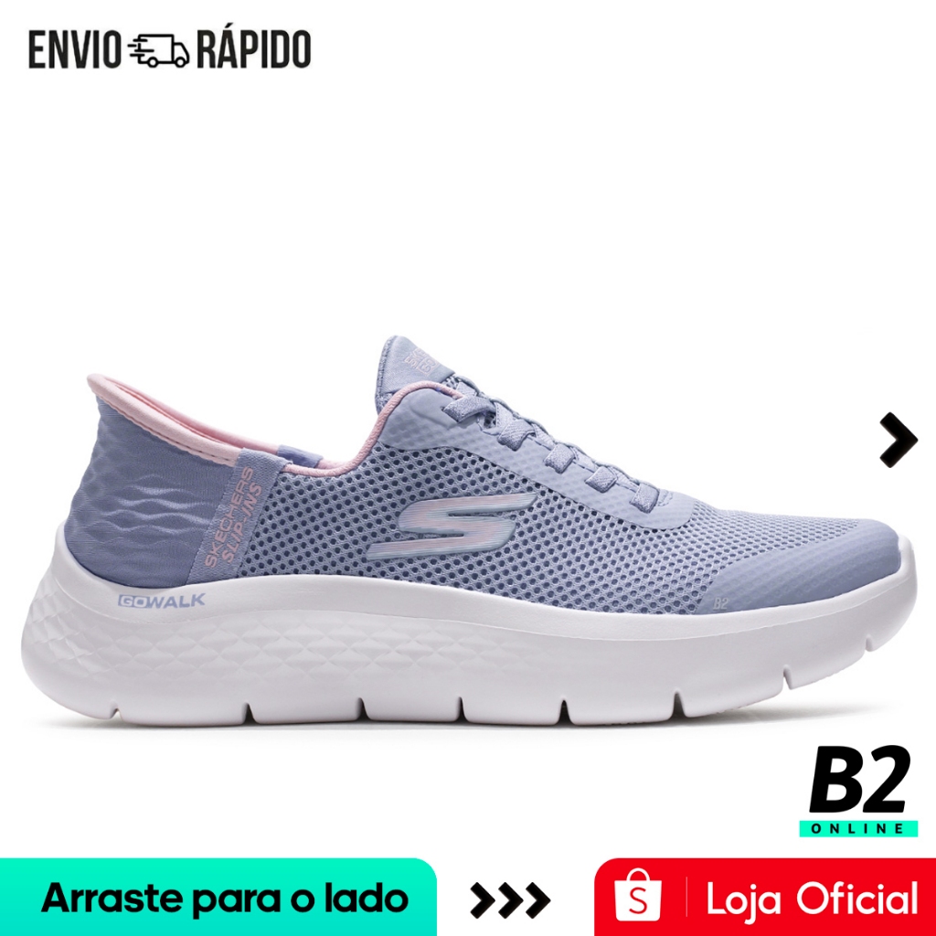 Tênis Skechers Go Walk Flex Grand Entry Feminino 100% Original Com Nota Fiscal e Garantia em Oferta na Shopee