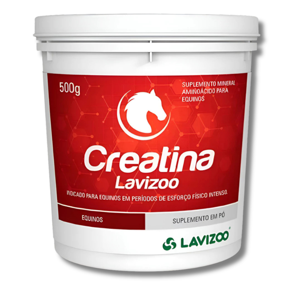 Lavizoo Creatina Cavalo Forte Suplemento Alimentar 500g Suplemento Para Animais Atletas