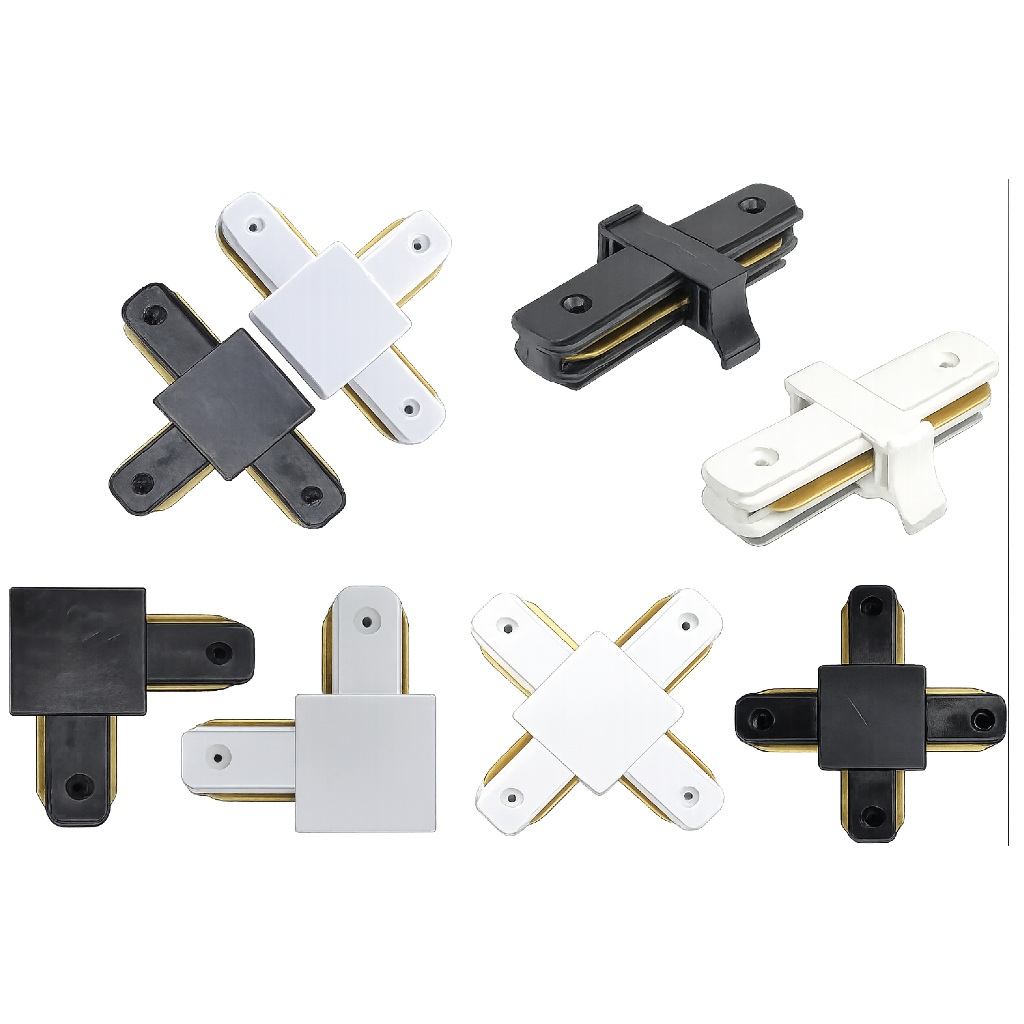 Conector Emenda Terminal para Trilho Eletrificado formato Reta, L, T e X em Oferta na Shopee
