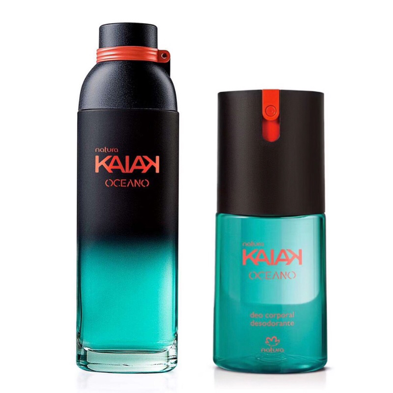 Kit Natura Kaiak Oceano Feminino Colônia 100ml + Deo Corporal Desodorante Spray Original