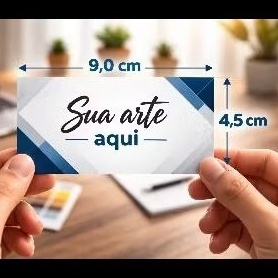 cartão de visita, fidelidade, cupom, CRIAMOS SUA ARTE (APENAS A FRENTE) em Oferta na Shopee