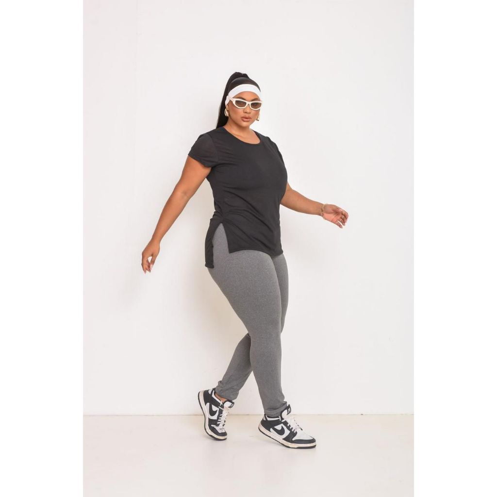 Blusa Dray Fitness Plus Size Feminina Leve Confortável Academia