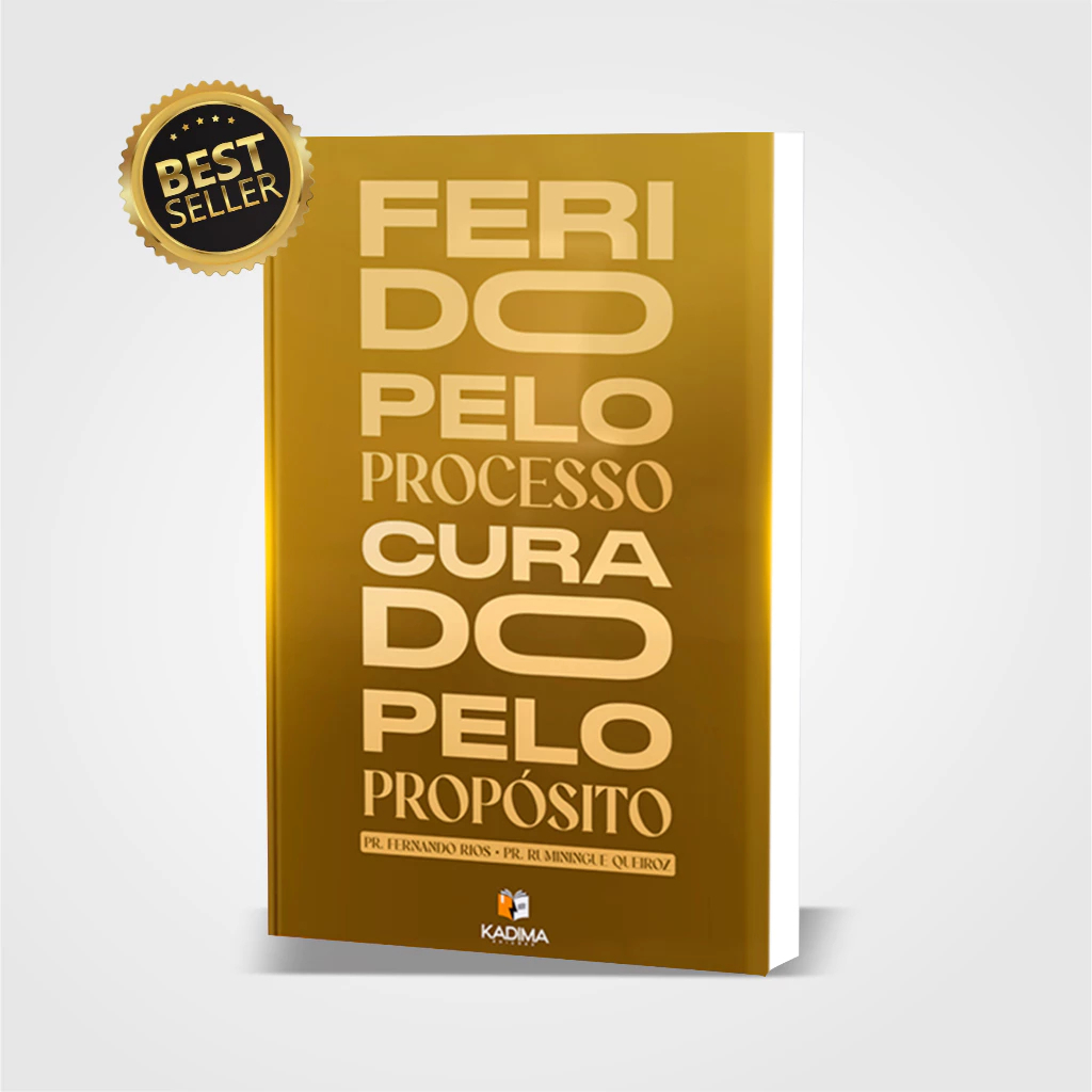 Ferido Pelo Processo Curado Pelo Propósito - BESTSELLER  - Fernando Rios e Ruminingue Queiroz 332 Pg em Oferta na Shopee