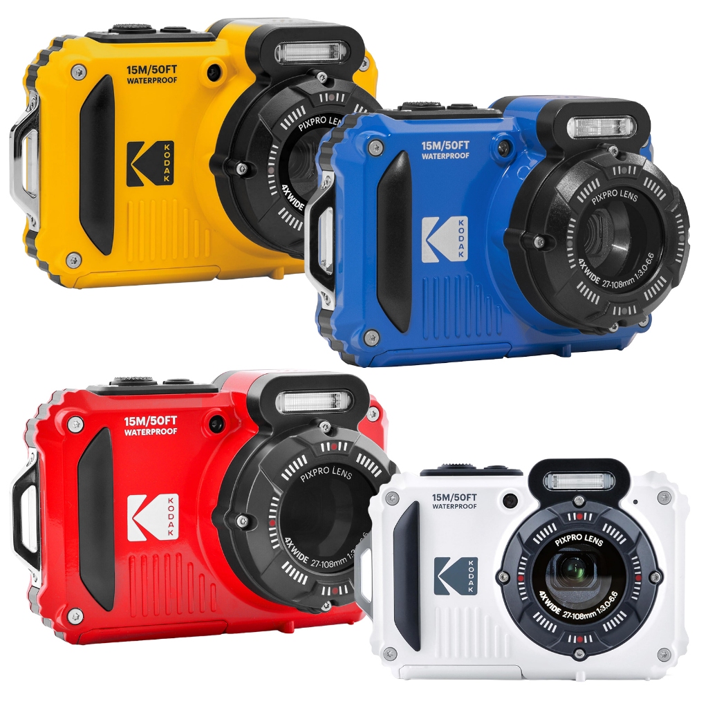 Câmera Compacta Wifi Kodak À Prova D'água Fullhd 16mp Pixpro Wpz2