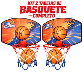 Kit Basquete Infantil Tabela Cesta Bola Brinque Infantil - Pendurar Em Parede em Oferta na Shopee