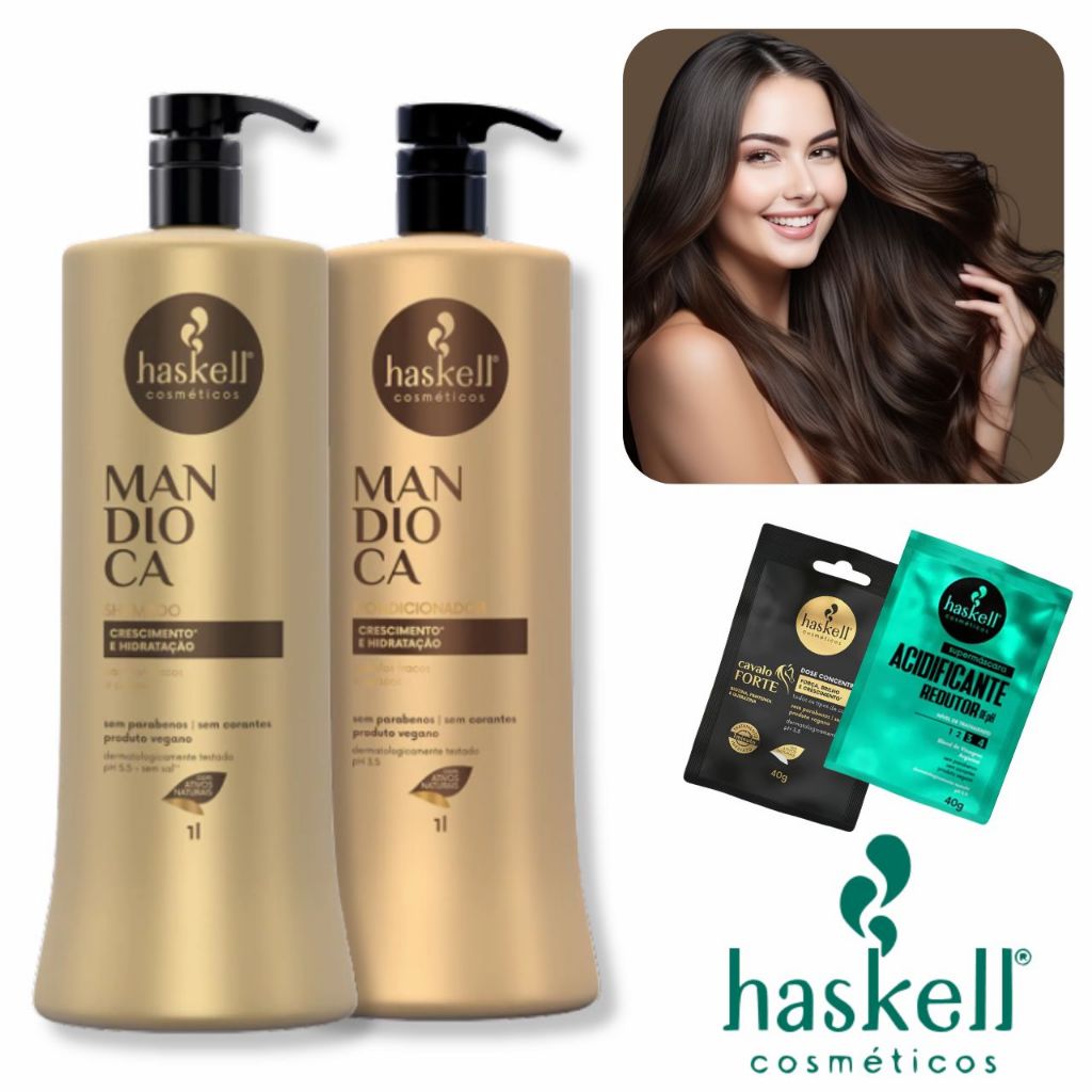 Kit Mandioca Shampoo + Condicionador - Haskell