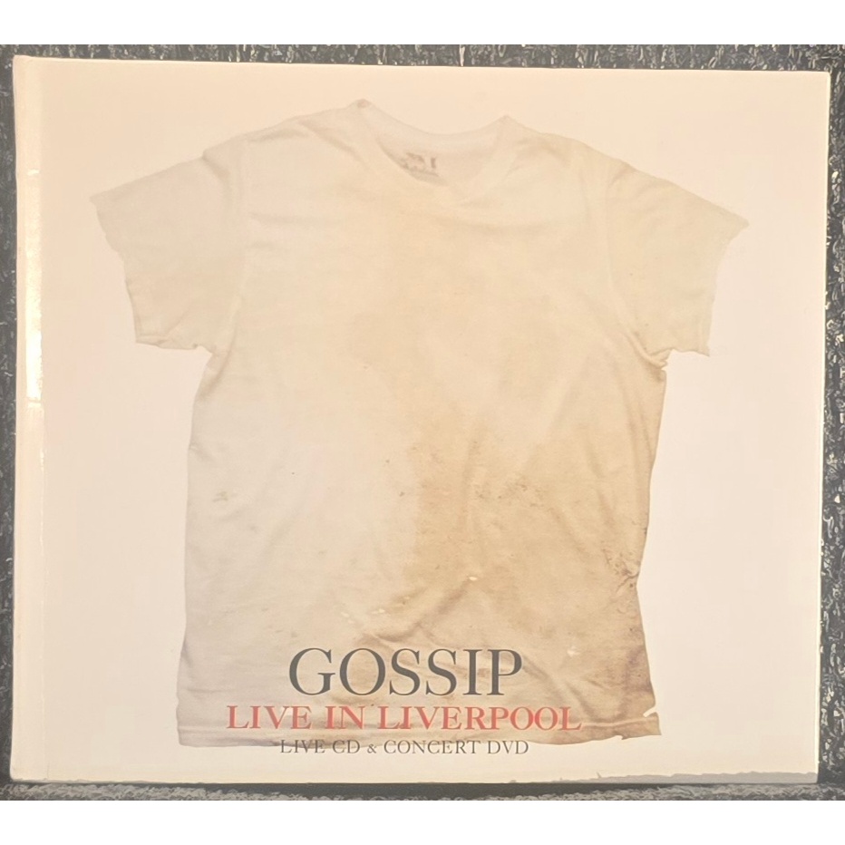 CD Gossip – Live In Liverpool (DUPLO - CD + DVD) (PROMO) (ORIGINAL - NACIONAL - USADO - PERFEITO ESTADO)