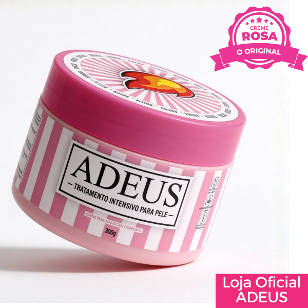 Creme rosa ADEUS original intensivo para pele - 300g em Oferta na Shopee