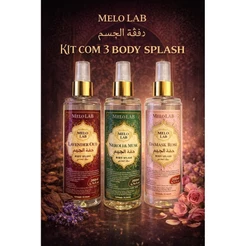 KIT COM 3 UNIDADES DE BODY SPLASH ARABE MELO LAB 200ML CADA - UNISEXX.