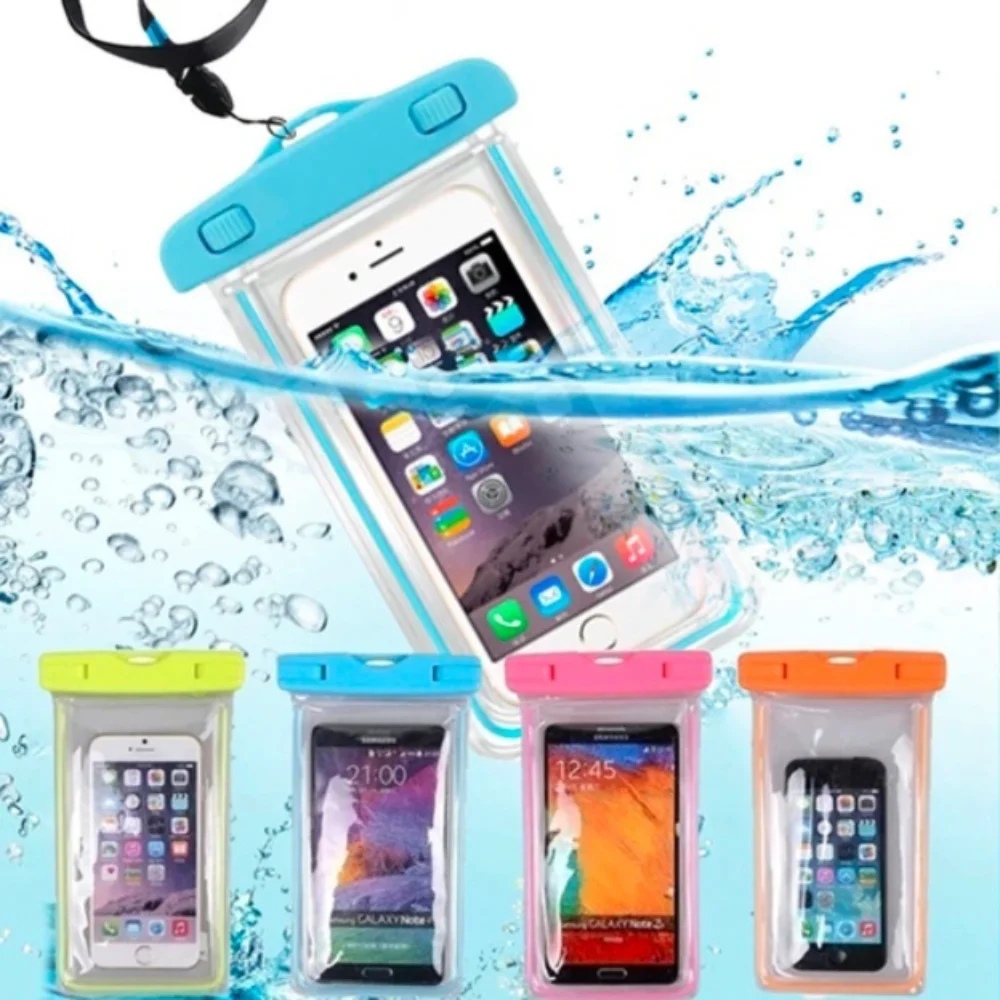 Bolsa Capa à Prova d’Água para Celular – Com Touchscreen Funcional - Inclui Cordão 01