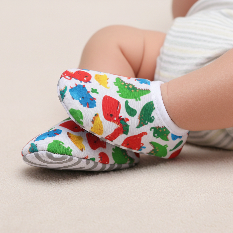 Sapatinho Bebê RN Antiderrapante Meia Pantufa Fofinho