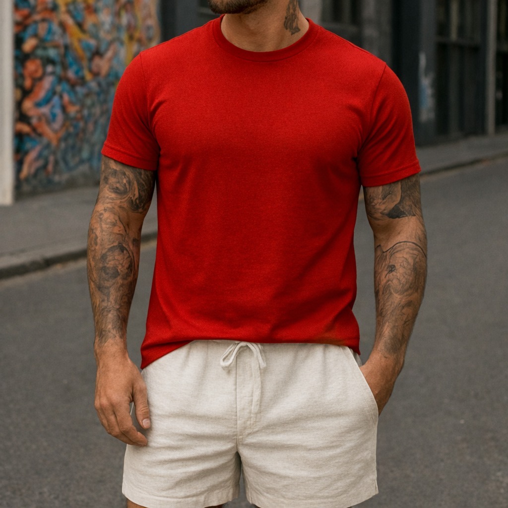 Kit Conjunto Premium Camisa 100% Algodão Fio 30.1 + Short de Linho Verão Mauricinho Praia Casual