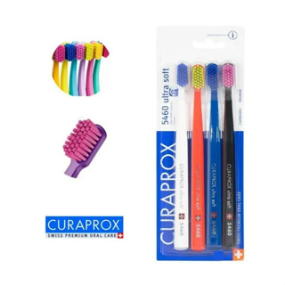 Escova Curaprox Dental 5460 Ultra Soft C/4 Unidades Sortidas em Oferta na Shopee