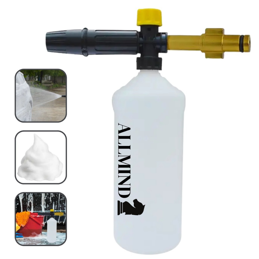 Borrifador Pulverizador Snow Foam Lavadora Canhão De Espuma Lavadora Alta Pressão Carro Moto