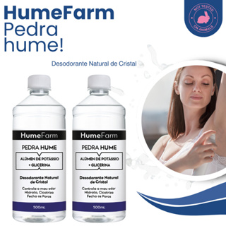 Kits Pedra Hume 500ml Com Glicerina Desodorante de Cristal em Oferta na Shopee