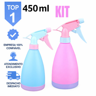 Borrifador KIT 2  Spray Plastico 450ml Colorido CASA-UTILIDADES-PULVERIZADOR em Oferta na Shopee
